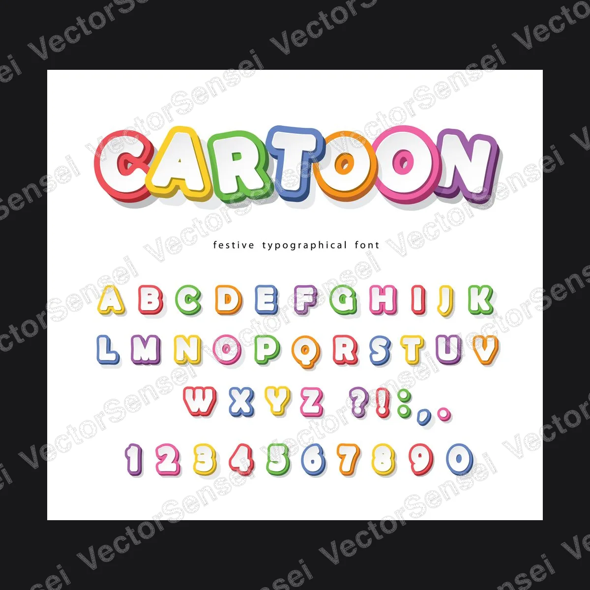 Alfabeto Cartoon Infantil