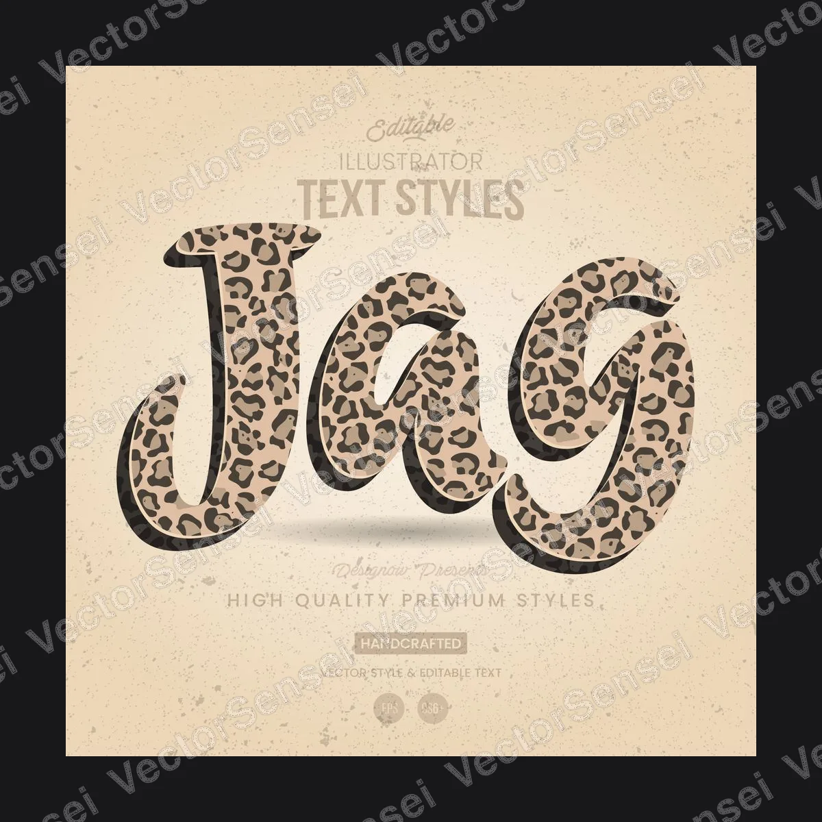 Efecto de Texto Jaguar