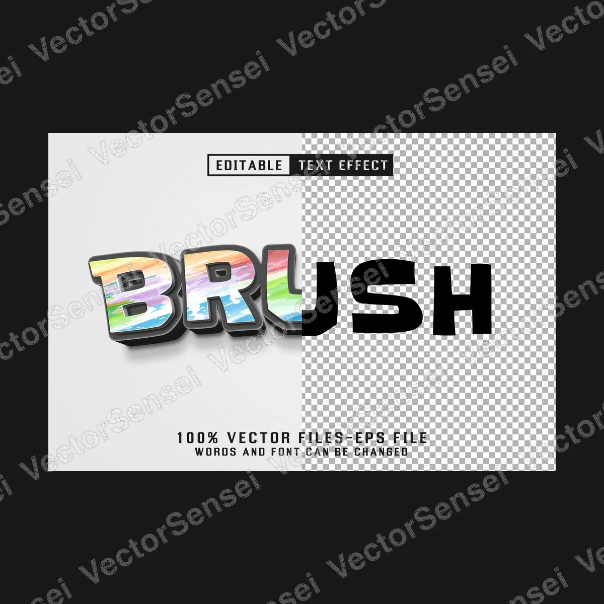 Efecto de Texto Brocha Graffiti