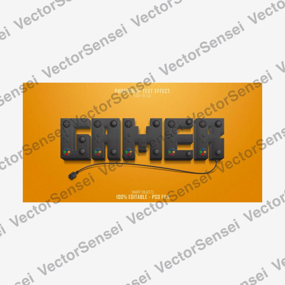 Efecto de Texto Consola Gamer