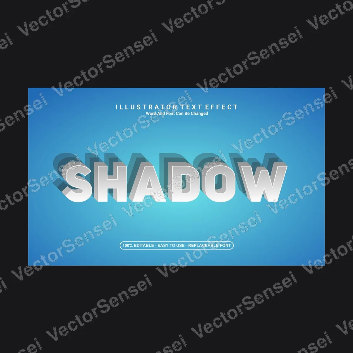 Efecto de Texto Sombra Moderna