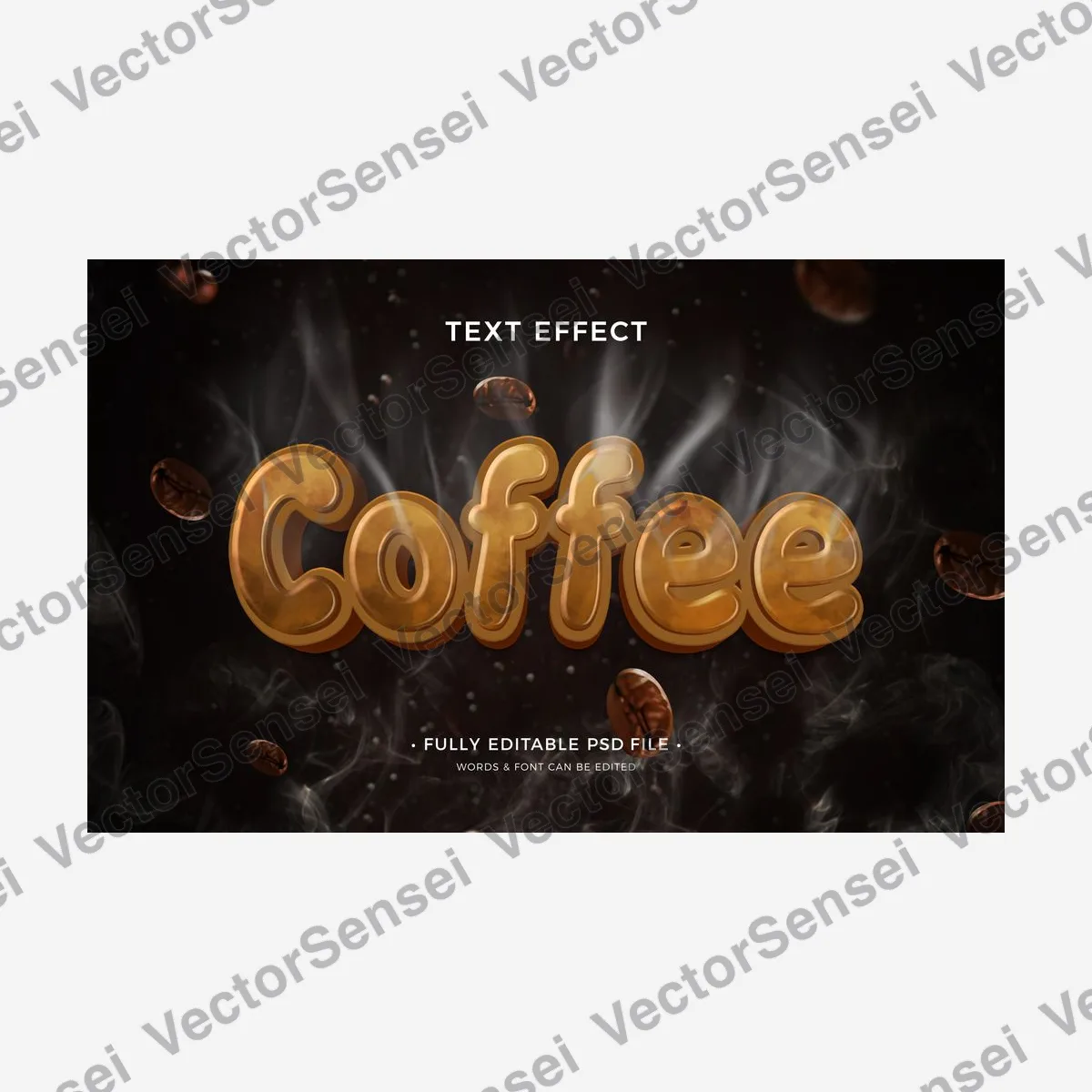 Efecto de Texto Café