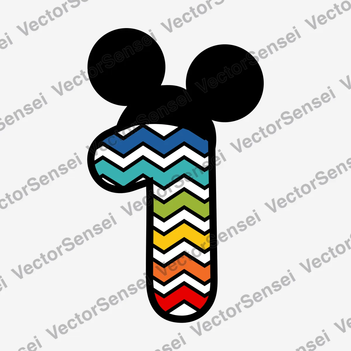 Numeros Estilo Mickey